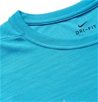 Nike Training - Superset Logo-Print Dri-FIT T-Shirt - Blue