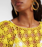 Anna Kosturova Bella crochet cotton crop top