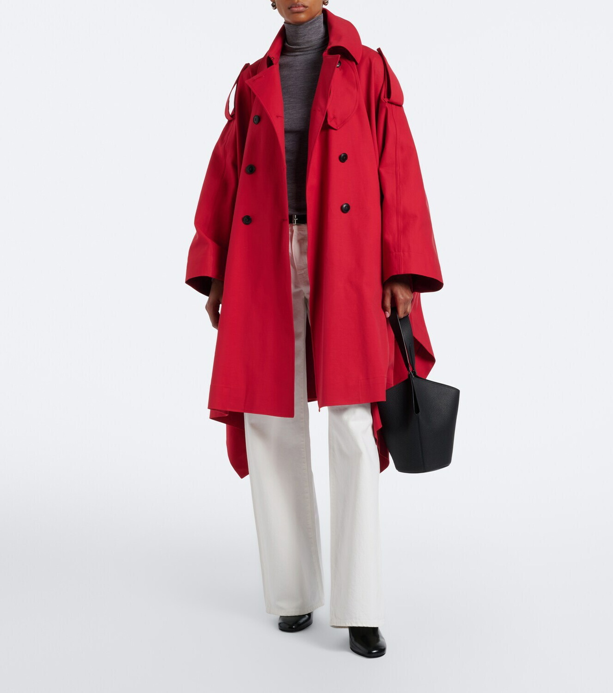 Róhe Cotton-blend trench coat