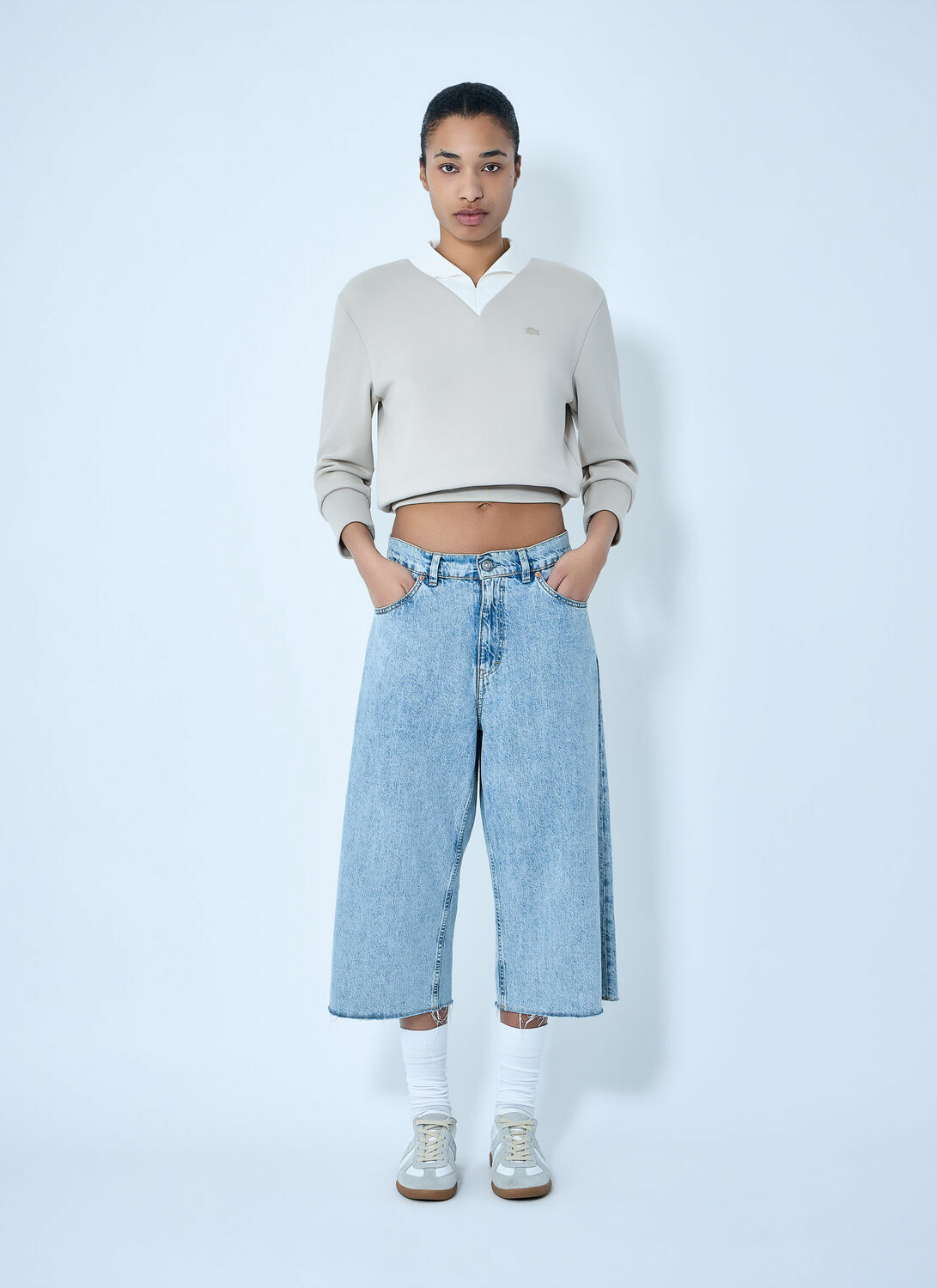 Lacoste V-Neck Knit Sweater