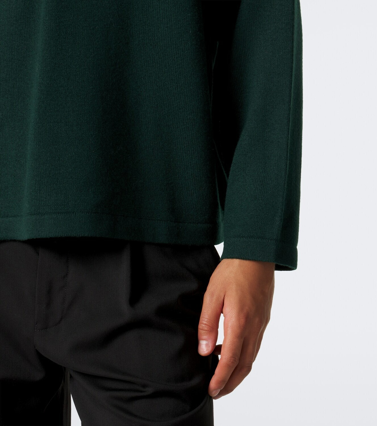 Bode Patch-appliqué wool polo sweater