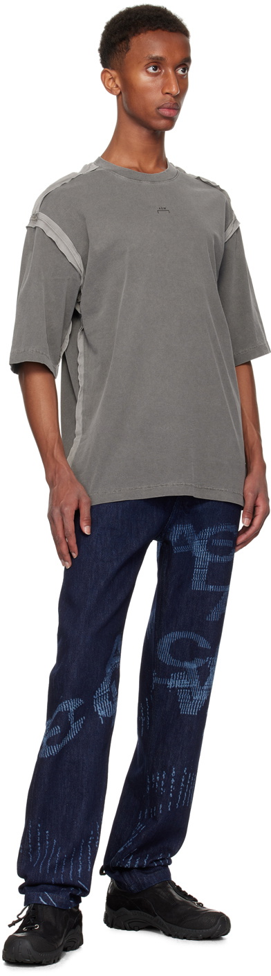 ★A-COLD-WALL★ Facade Short Sleeve T-Shirt Olive Gray ACWMT ☆A-COLD-WALL☆ Facade Short Sleeve T-Shirt Olive Gray ACWMT