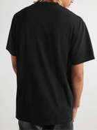UNDERCOVER - Logo-Print Cotton-Jersey T-Shirt - Black