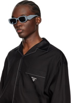 Prada Eyewear Gray Symbole Sunglasses