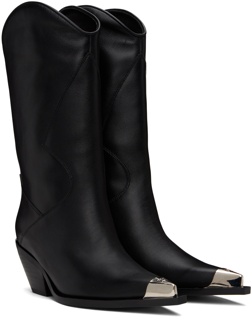 MISBHV Black Texas Cowboy Classic Boots MISBHV display picture 3
