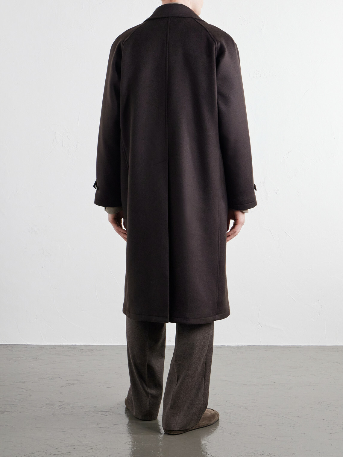 Stòffa - Brushed-Cashmere Coat - Brown