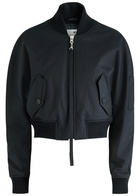 Courrèges Scuba Twill Bomber Jacket Navy