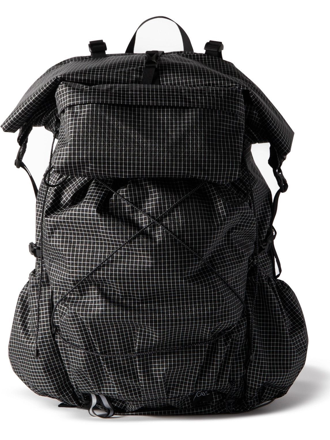 CAYL - Baekdu 2 Checked Tech-Canvas Backpack - Black