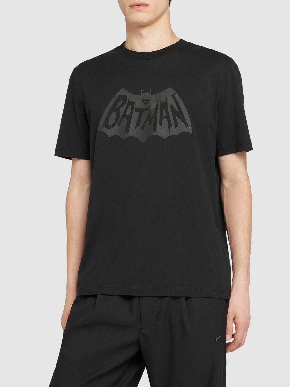 【MONCLER × BATMAN】バットマン ロゴ Tシャツメンズ L Moncler 'batman' T-shirt | italist
