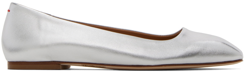 【関税込み】aeyde Ballerinas Aeyde Silver Ida Ballerina Flats Aeyde