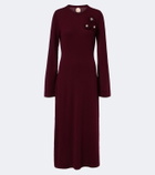 Jardin des Orangers Embellished wool and cashmere sweater dress