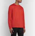 Theory - Finch Active Wool T-Shirt - Red