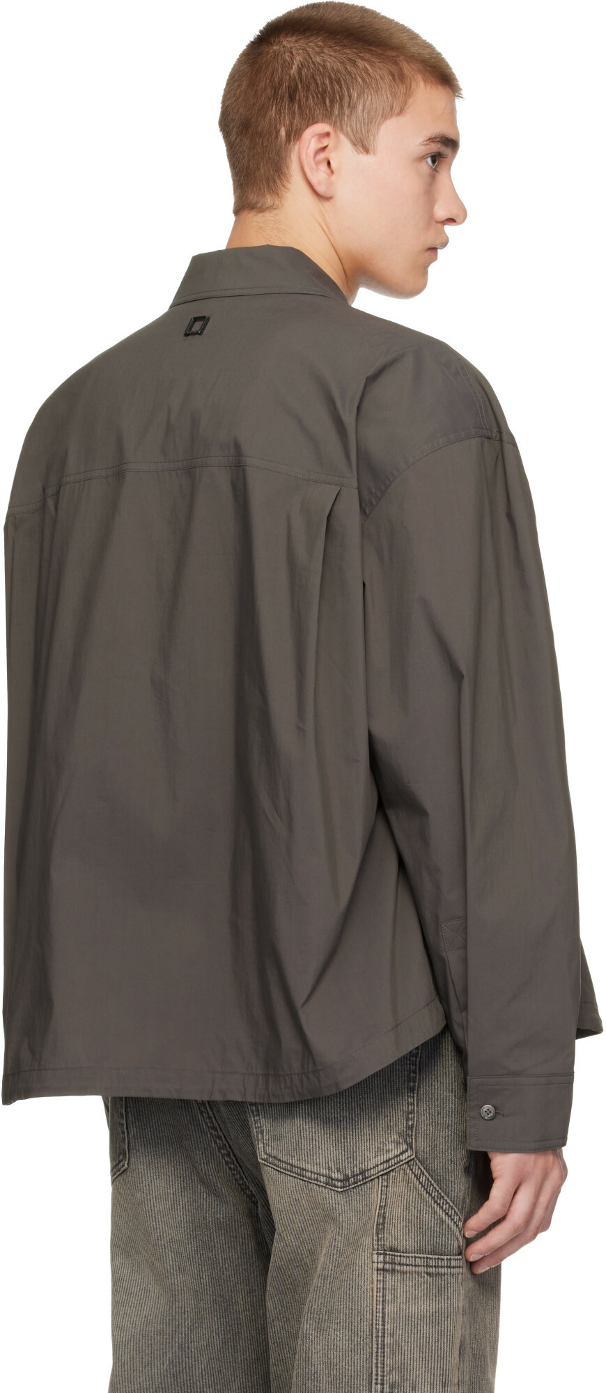 WOOYOUNGMI Gray Chest Pocket Shirt