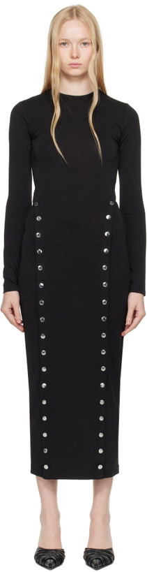 Photo: Fleur du Mal Black Undo Me Midi Dress