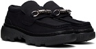 Burberry Black Creeper Clamp Loafers
