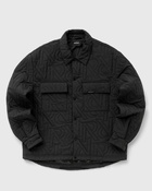 Represent Initial Quilted Overshirt Black - Mens - Overshirts