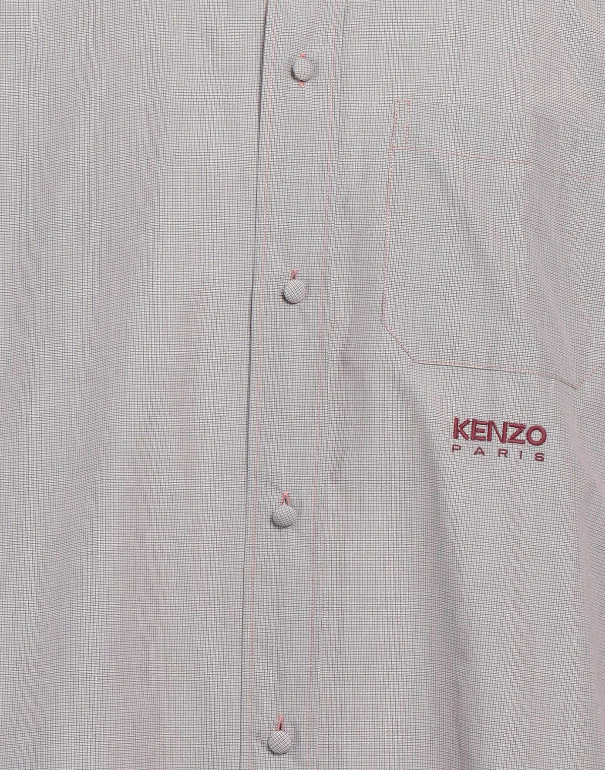 Kenzo Mens Shirt Burgundy