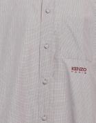 Kenzo Mens Shirt Burgundy