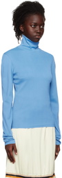 Bianca Saunders Blue Contour Turtleneck
