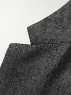 Kingsman - Herringbone Wool and Cashmere-Blend Blazer - Gray