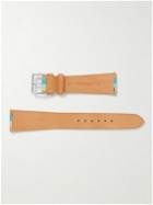 laCalifornienne - Striped Leather Watch Strap - Blue