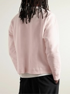 ATON - Garment-Dyed Cotton-Jersey Sweatshirt - Pink