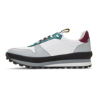 Givenchy White and Purple TR3 Runner Sneakers