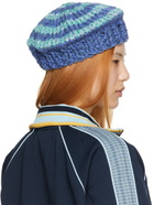 Nicholas Daley Blue & Green Spiral Beret