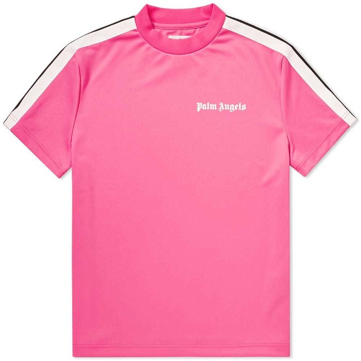 Photo: Palm Angels Track Taping Tee Pink