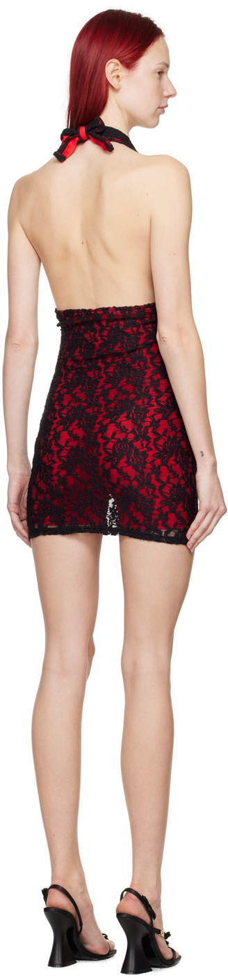 Sinead Gorey Black Halter Minidress