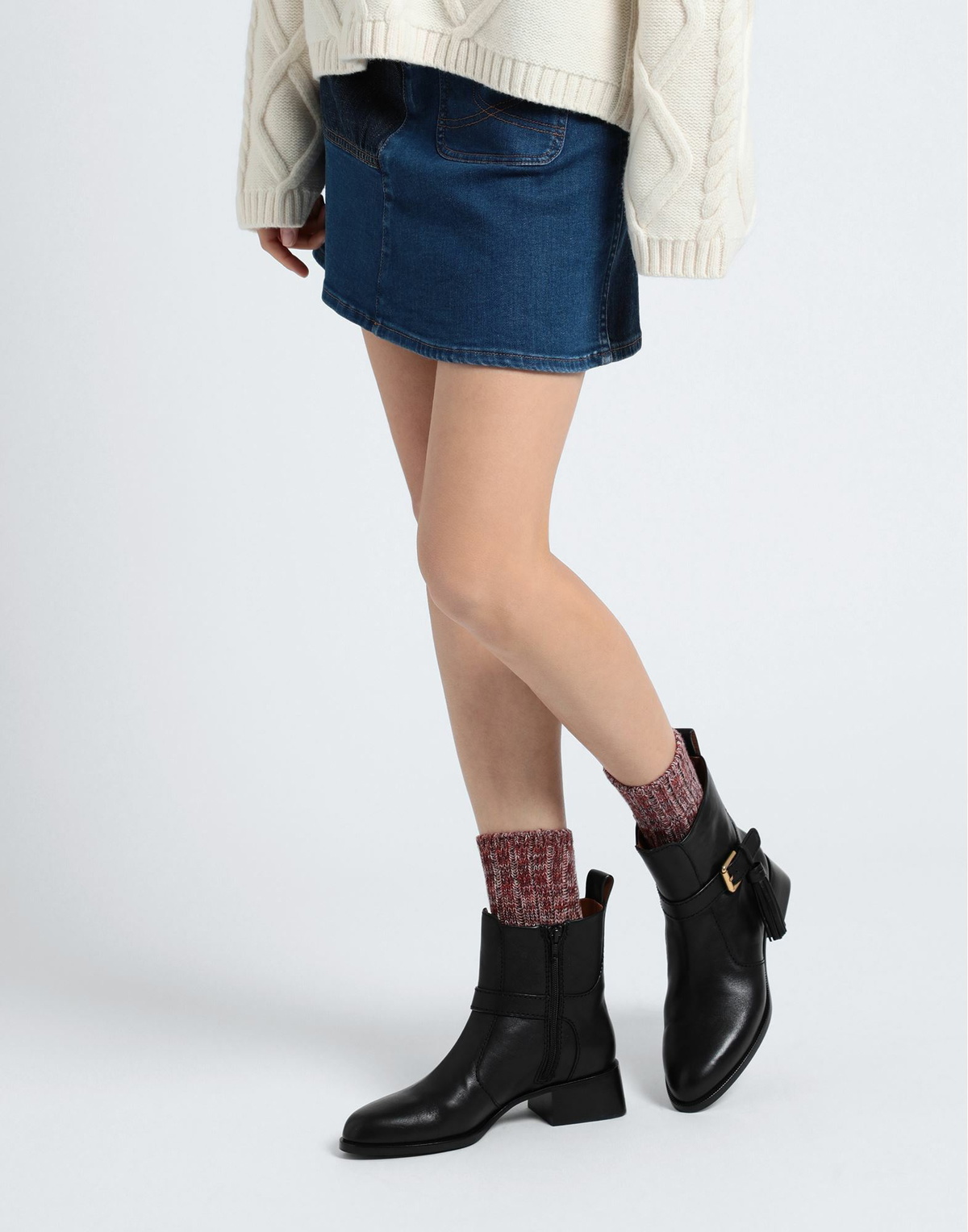 See By Chloé Danimarca Calf Womens Ankle boots in Black