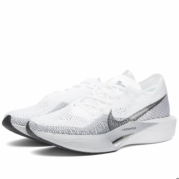 Photo: Nike Running Men's Nike Vaporfly NEXT% 3 Sneakers in White/Dark Smoke Grey