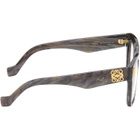 LOEWE Black & Gray Anagram Glasses