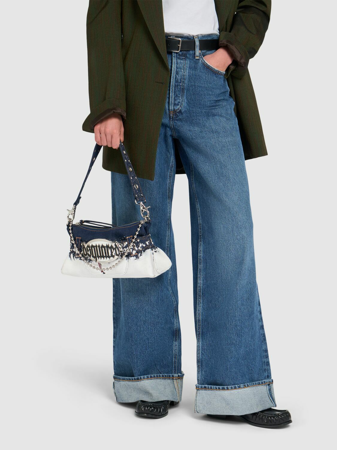 DSQUARED2 Gothic Denim Shoulder Bag Dsquared2