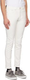 PS by Paul Smith White Tapered Trousers