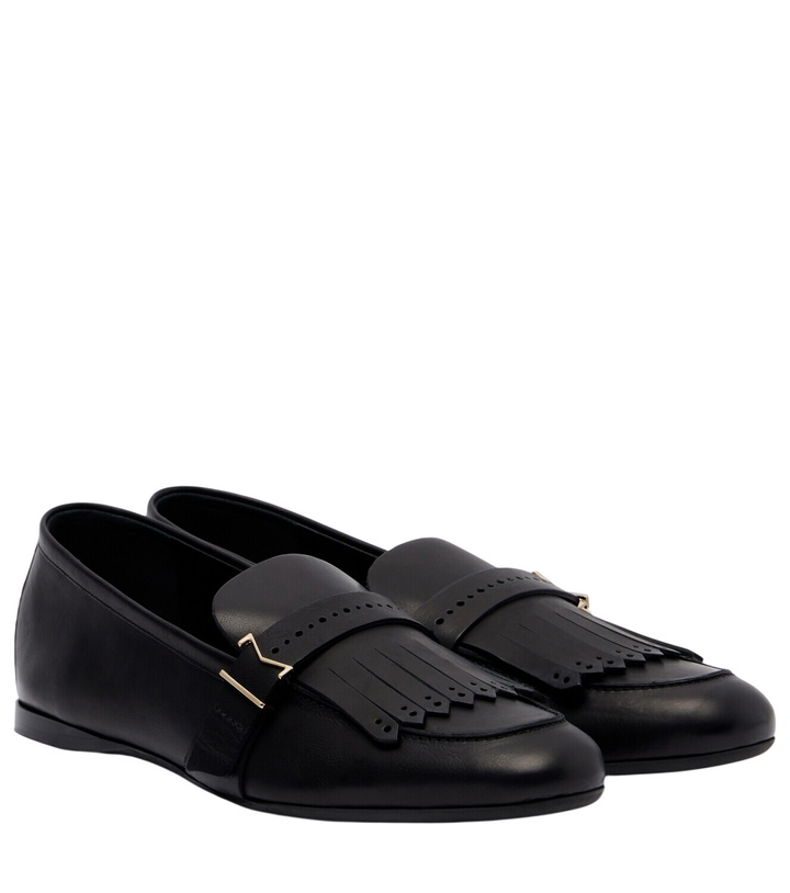 Photo: Max Mara Leather lofaers