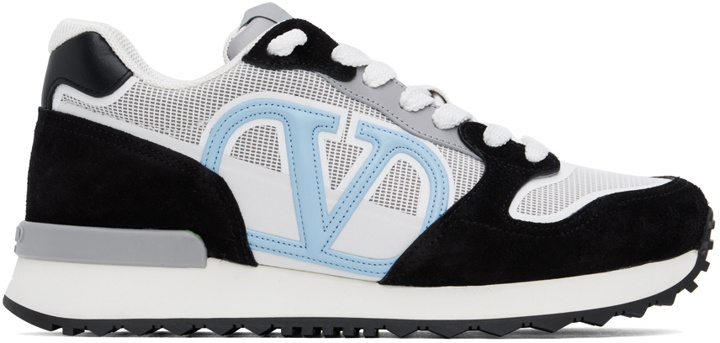 Photo: Valentino Garavani White & Black VLogo Pace Sneakers