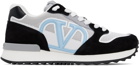 Valentino Garavani White & Black VLogo Pace Sneakers
