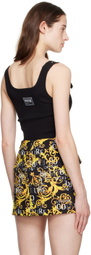 Versace Jeans Couture Black Buckle Tank Top