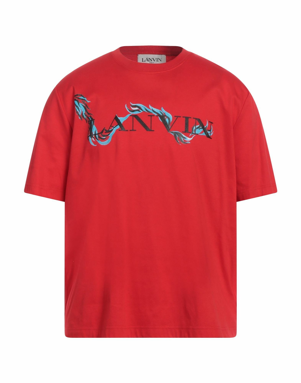 Lanvin Mens T-shirt in Red