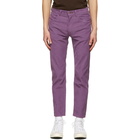 Levis Vintage Clothing Purple Corduroy 1970s 519 Trousers