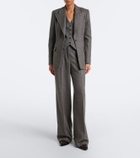 Gabriela Hearst Leiva herringbone cashmere and wool blazer
