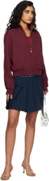 Casablanca Navy Pleated Miniskirt