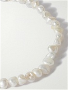 Hatton Labs - Gnocchi Silver Pearl Bracelet - White