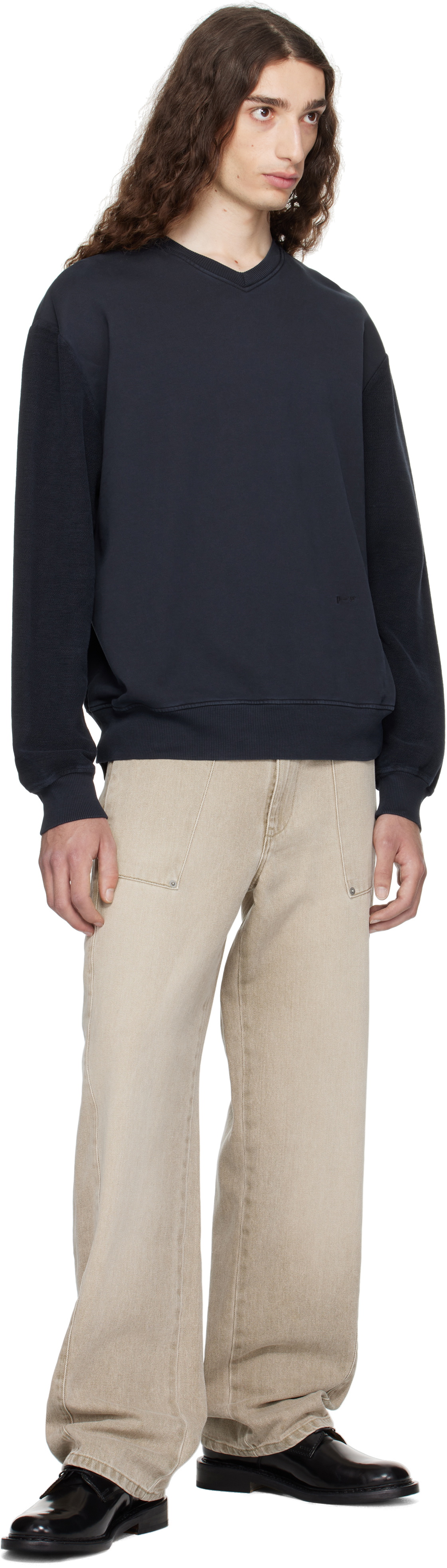 Paloma Wool Navy Oliver Sweater