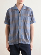 Beams Plus - Italian Collar Checked Cotton Shirt - Blue