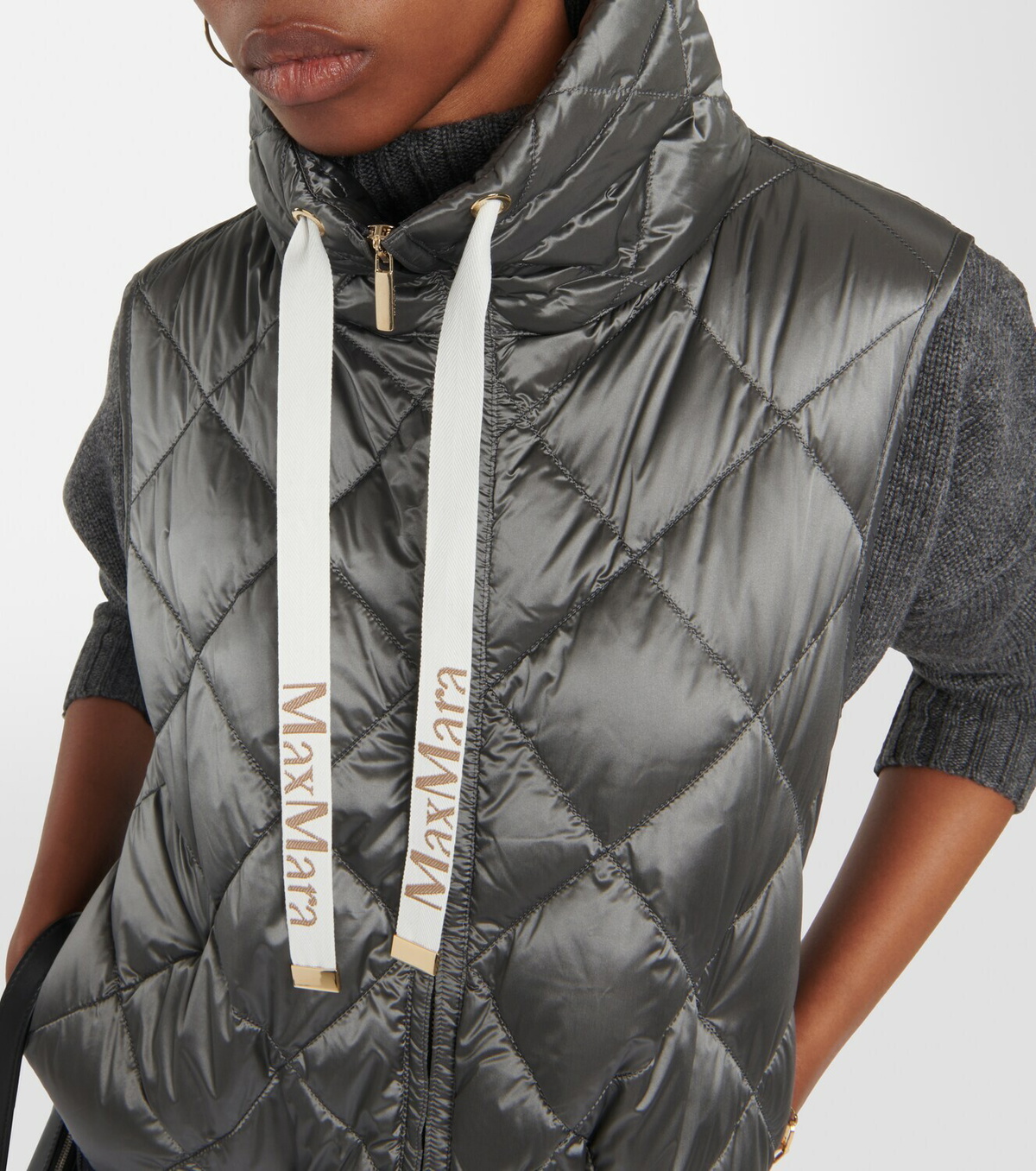 【MAX MARA THE CUBE】TREGIC DOWN VEST Max Mara The Cube Tregic quilted down vest Max Mara