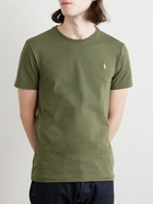 Polo Ralph Lauren - Slim-Fit Logo-Embroidered Cotton-Jersey T-Shirt - Green