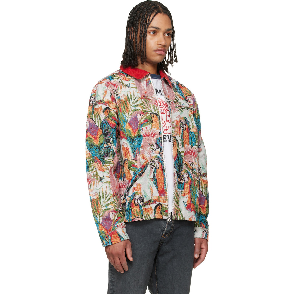 COÛT DE LA LIBERTÉ Multicolor Luke Tropicana Workwear Jacket