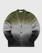 Officine Générale Miles Sweater Double Dip Dye Itl Wo Ws Green - Mens - Zippers & Cardigans